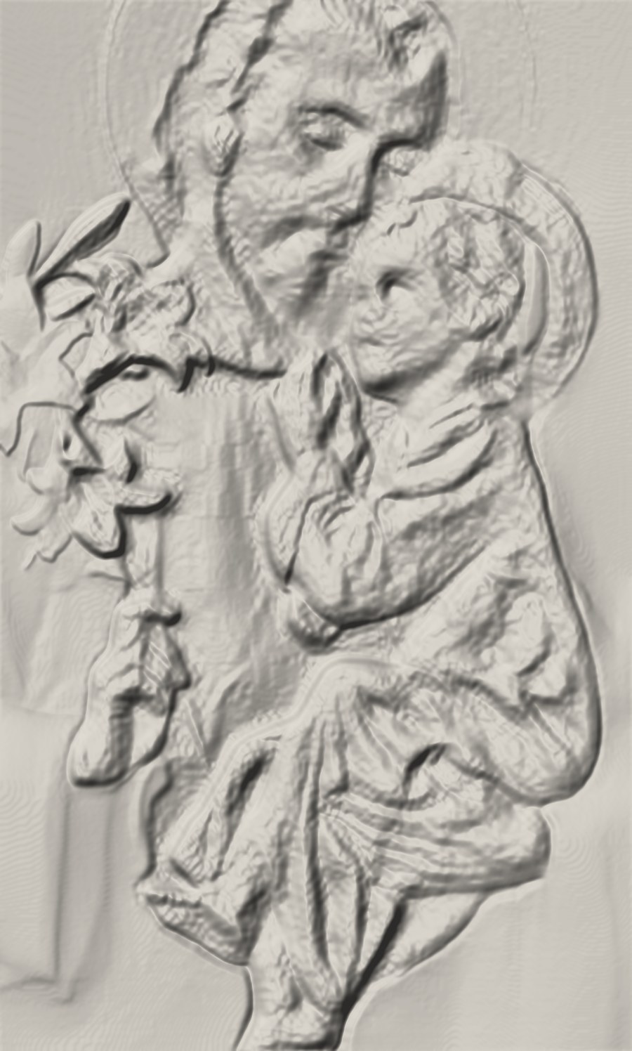 Relieve real generado a partir de la foto